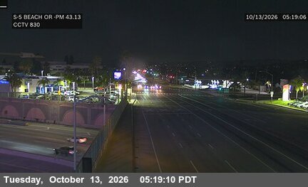 I-5 : (830) SB at Beach