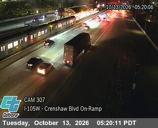 I-105 : (307) Crenshaw Blvd On-Ramp
