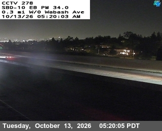 I-10: (278) W/O Wabash Ave