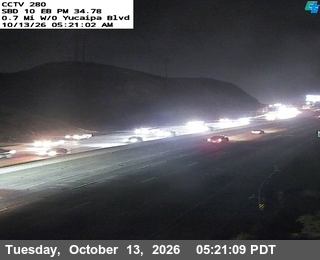 I-10: (280) 0.7 mi w/o Yucaipa Blvd