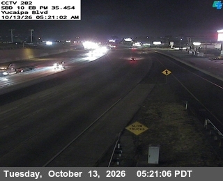 I-10 : (282) Yucaipa Blvd. EB Onramp