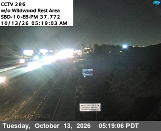 I-10: (286) w/o Wildwood Rest Area