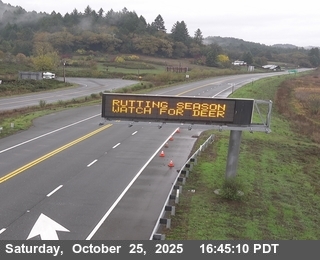 US-101: North Willits Bypass - Looking North (C008)
