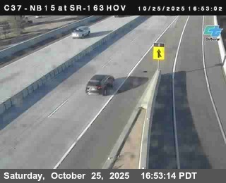 (C037) NB 15 : SR-163 South End HOV
