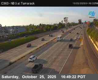 (C364) I-5 : NB at Tamarack (on ramp)