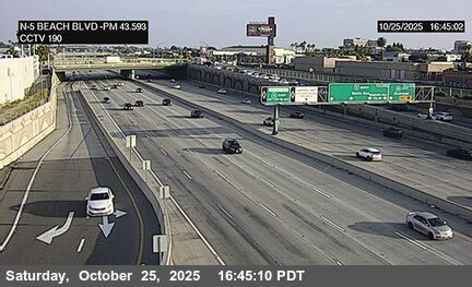 I-5 : (190) North of Beach Boulevard