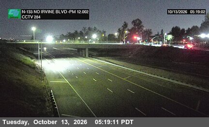 SR-133 (284): North of Irvine Boulevard Overcross