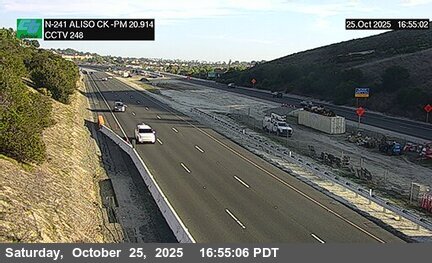 SR-241 : (248) Aliso Creek 50 Meters South of El Toro Road Undercross