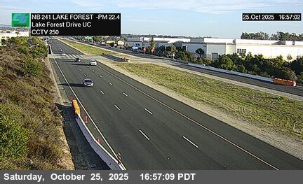 SR-241 : (250) 40 Meters SO Lake Forestreet Drive Undercross