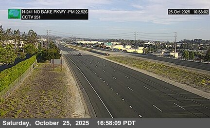 SR-241 : (251) 310 Meters North of Bake Parkway Overcross