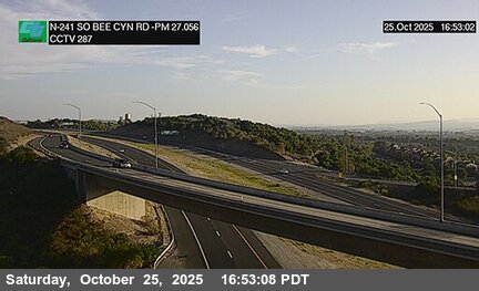 SR-241 : (287) 750 Meters SO Bee Canyon Road