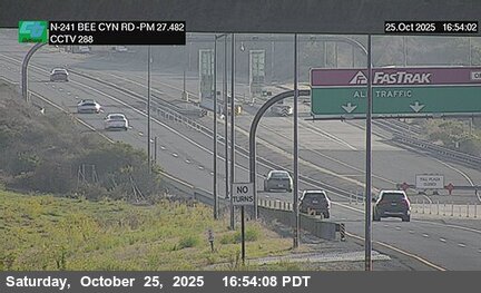SR-241 : (288) 50 Meters SO Bee Canyon Road