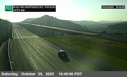 SR-241 : (300) 2600 Meters North of Santiago Canyon Road Overcross