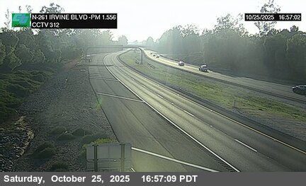 SR-261 : (312) 70 Meters South of Irvine Boulevard Overcross