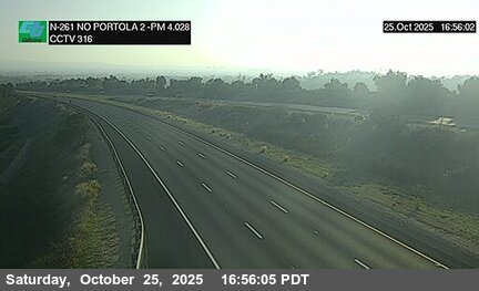 SR-261 : (316) 1900 Meters North of Portola Parkway (West) Overcross