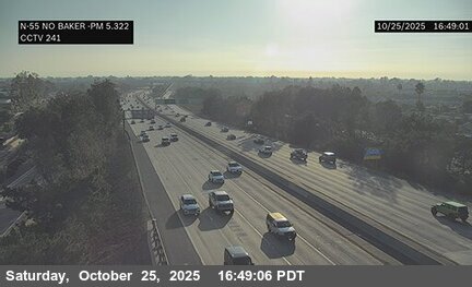SR-55 : (241) North of Baker Street