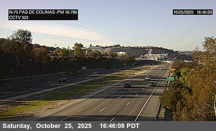 SR-73 : (323) North of Paseo De Colinas Undercross