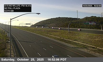 SR-73 : (339) South of Toll Plaza/ North of Wildlife
