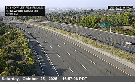 SR-73 : (344) South of Newport Coast Drive A