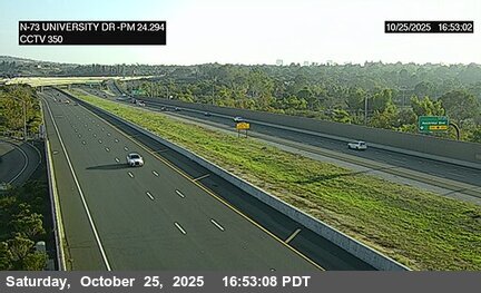 SR-73 : (350) South of University Drive Undercross