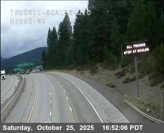 Hwy 80 at Truckee Scales WB