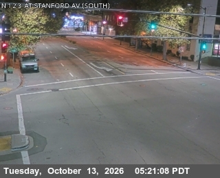 T263S -- SR-123 : AT STANFORD AV Looking South