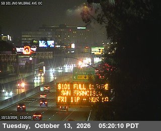 TV411 -- US-101 : AT JNO MILLBRAE AVE OC