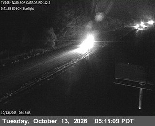 TV446 -- I-280 : AT SOF CANADA RD