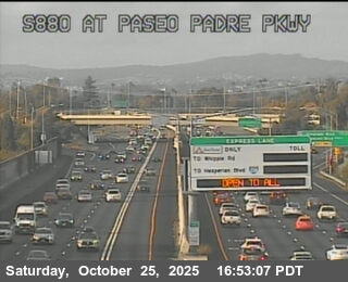 TVB12 -- I-880 : AT PASEO PADRE PKWY