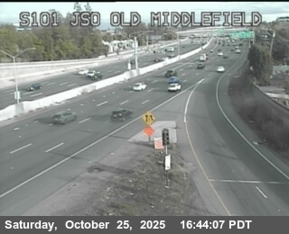 TVC81 -- US-101 : Old Middlefield Way Onramp