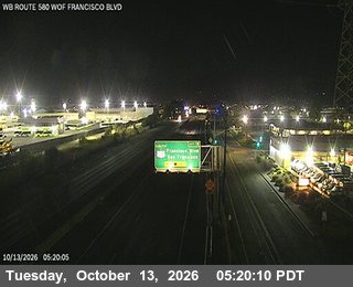 TVE79 -- I-580 : AT WOF FRANCISCO BLVD