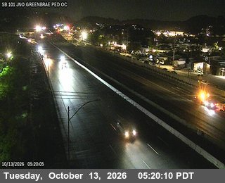 TVE81 -- US-101 : AT JNO GREENBRAE PED OC