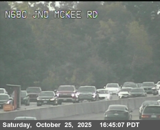 TVF52 -- I-680 : Just North Of Mckee Road