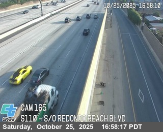I-110 : (165) SO Redondo Beach Blvd
