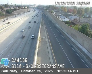 I-110 : (166) South Of Rosecrans Ave