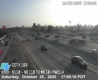 I-110 : (183) NB 110 to WB 10