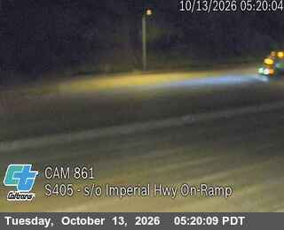I-405 : (861) s/o Imperial Hwy On-Ramp