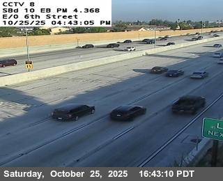 I-10 : (08) E/O Sixth Street