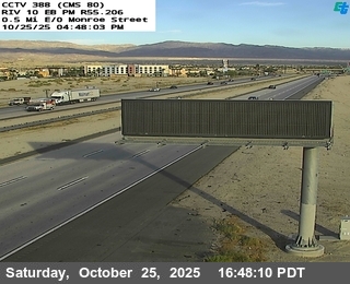 I-10 : (388)  0.5 Mi E/O Monroe St
