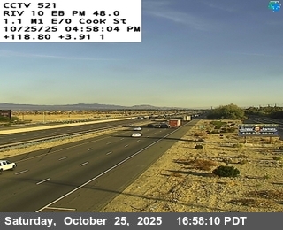 I-10 : (521) East of Cook Street