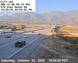 I-15 : (102) N of Glen Helen Parkway