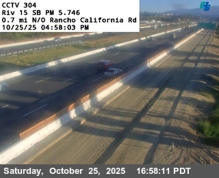I-15 : (304) 0.7 mi N/O Rancho California Rd