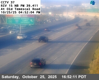 I-15 : (37) Old Temescal Road