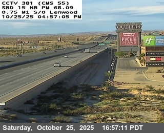 I-15 : (381) 0.75 mi s/o Lenwood Road