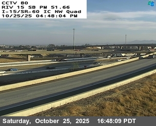 I-15 : (80) SR-60 NW Quad