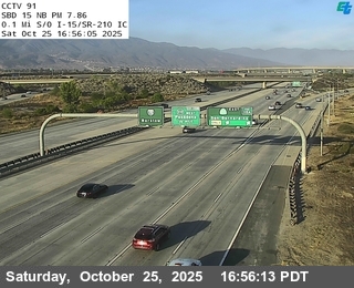 I-15 : (91) 0.1 Miles S of I-210