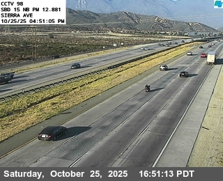 I-15 : (98) Sierra Avenue