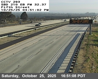 I-210: (293) Greenspot / Fifth St