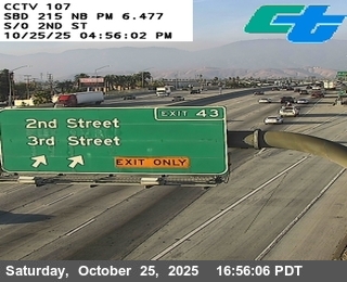 I-215 : (107) South Of 2nd Street