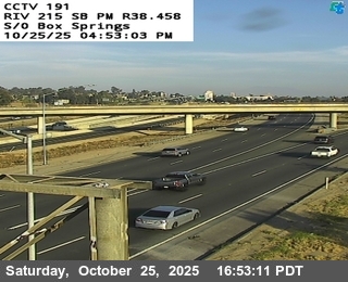 I-215 : (191) s/o Box Springs Road